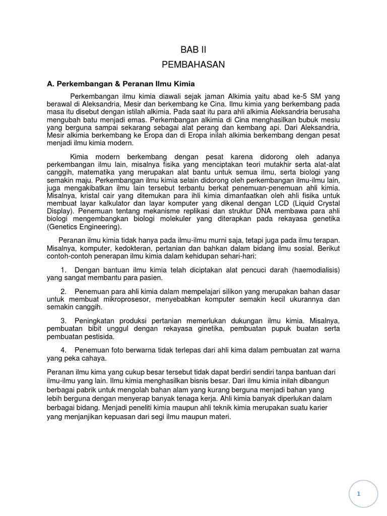 Makalah Kimia Dalam Kehidupan