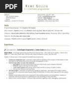 Remi Gillig Resume/CV (English)