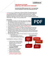 Virtuoso Custom Design Platform Virtuoso Ultrasim Full-Chip Simulator Workshop