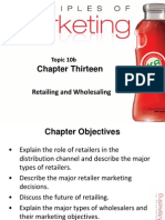 Chapter Thirteen: Retailing and Wholesaling