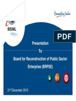 Presentation To To Board For Reconstruction of Public Sector Enterprise (BRPSE)