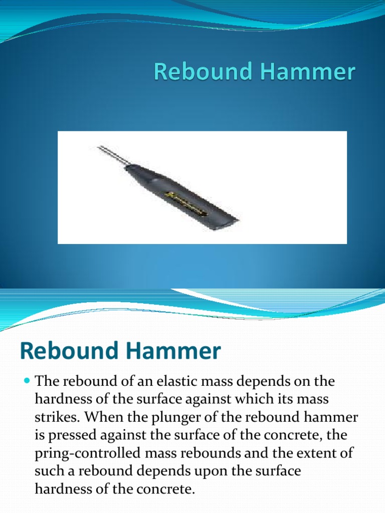 Rebound Hammer PDF