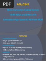 Micro Converter (Analog Device) 12-Bit Adcs and Dacs With Embedded High Speed 62-Kb Flash Mcu