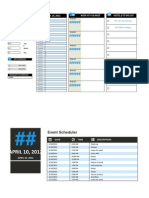 APRIL 10, 2012: APRIL 10, 2012 Week at A Glance Notes / To Do List