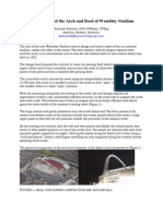 Structural Design of The Arch and Roof of Wembley Stadium