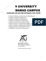 Guideline Islamabad (Fall 2014)