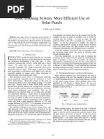 Solar Tracking System More Efficient Use of Solar Panels