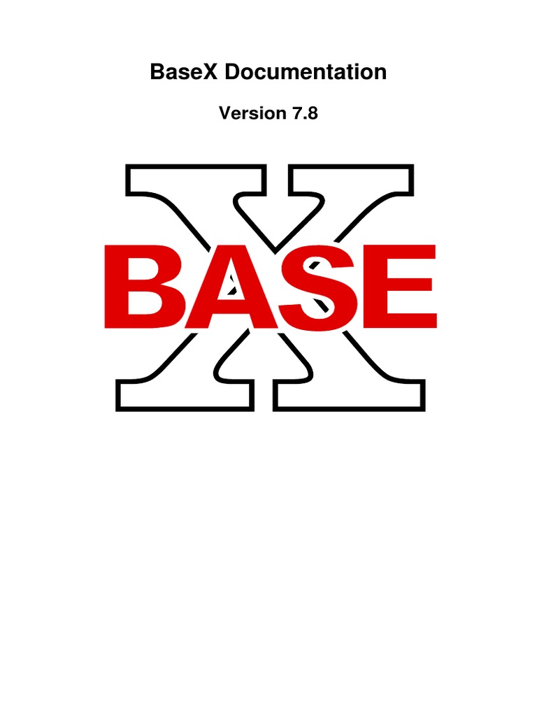 BaseX 7.8 Documentation Guide | PDF | Graphical User Interfaces ...