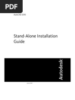 Stand-Alone Installation Guide: Autocad 2010