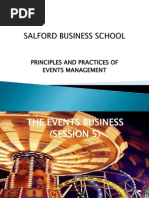 Principles and Practices of Events Management