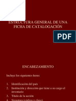 1 Estructura General de Una Ficha de Catalogacion