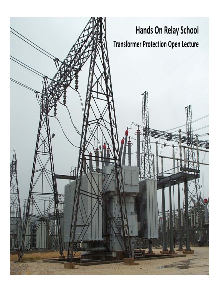 Transformer Differential Protection Overview | PDF | Transformer | Relay