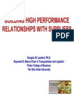 How Supplier Relationships Affect Ev At