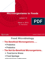 Microorganisms in Foods: Dr. Ponnusamy