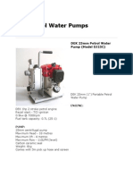 DEK 25mm Petrol Water Pump (Model DJ25C)