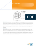 620 Series CMR Cat 6 UTP Cable: Conductor Insulation Filler