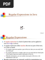 Regular Expressions in Java