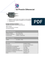 Transmisor de Presión Diferencial