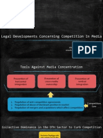 Legal Issues Concerning Competition in Media