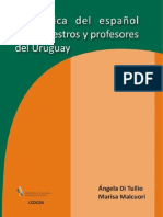 Gramatica Del Espanol para Maestros y Profesores Del Uruguay Di Tullio-Malcuori