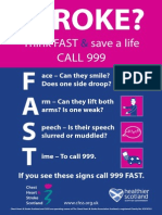 Think FAST Save A Life: Stroke?