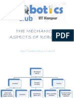 The Mechanical Aspects of Robotics