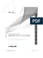 Micro Hi-Fi System: Owner'S Manual