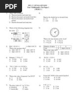 Kelompok 1 SJK (C) Kuala Kuang Year 4 Mathematics Test Paper 1 (PKSR 1)