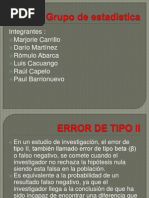 Exposicion Error Tipo 2