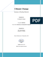 Literature Review of Climate Change