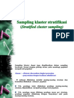 Cluster Sampling Stratified(7)