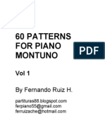 60 Patterns For Piano Montuno PDF