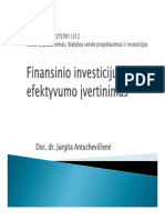 Finansinis investiciju vertinimas