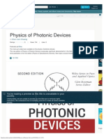 Physics of Photonic Devices PDF