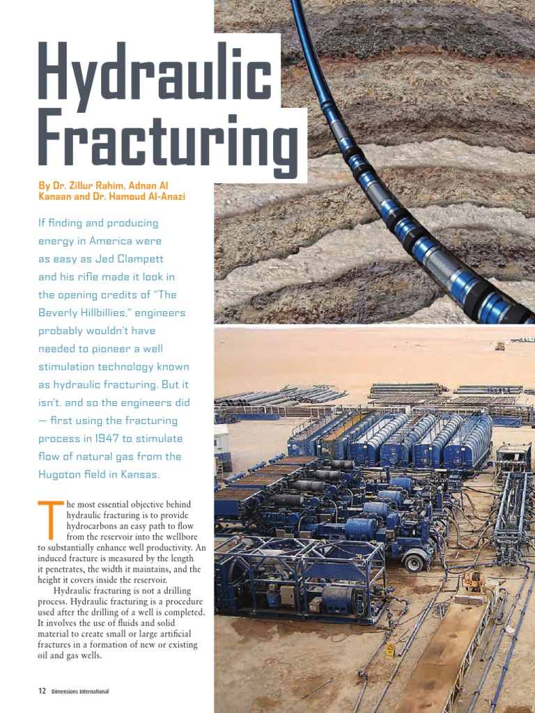 Hydraulic Fracturing PDF Hydraulic Fracturing Natural Gas