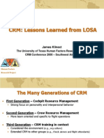 CRM Lessons Learned From LOSA