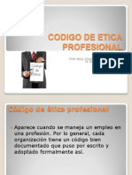 Codigo de Etica Profesional