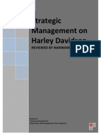 Harley davidson swot analysis essay