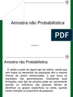 Amostra Nao Probabilistica