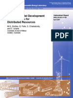 Electrical Model Development and Validation For Distributed Resources