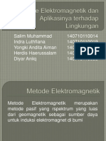 Metode Elektromagnetik Dan Aplikasinya Terhadap Lingkungan