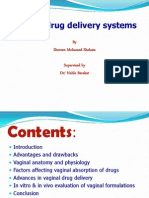 Vaginal Drug Delivery