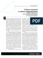 Cultura Nacional e Cultura Organizacional Un II