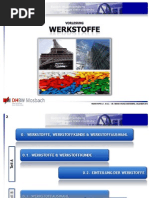 Werkstoffe 0.1. & 0.2. - Werkstoffe & Werkstoffkunde