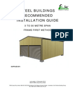 1 Steel Buildings Recommended Installation Guide Frame First Web[1]
