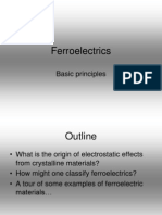 Ferroelectrics Principles Overview