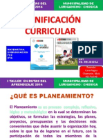 Planificacion Curricular y Proyectos 2014