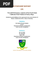 Download INTERNSHIP REPORT ON CALIFORNIA FRIED CHICKEN by StagnantWave SN227443116 doc pdf