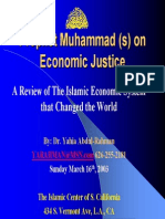 Prophet Muhammad On Economic Justice
