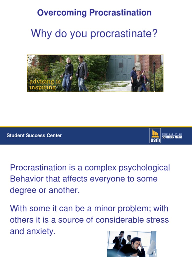 Understanding Procrastination and Solutions | PDF | Procrastination ...
